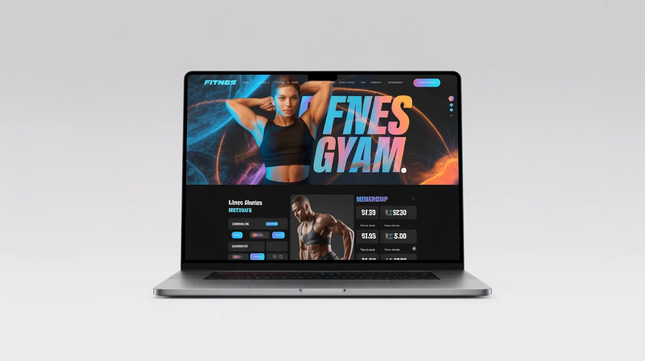 IronPulse Fitness website design